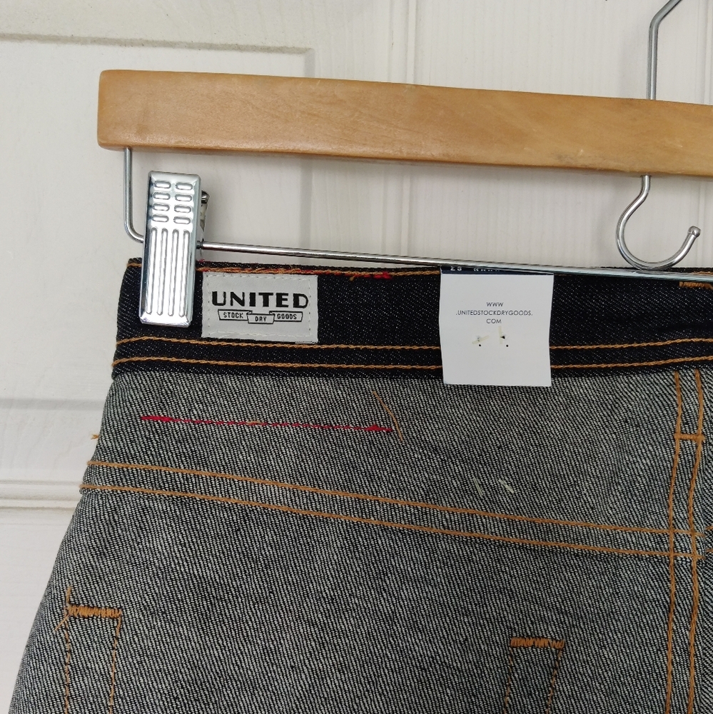 United Stock Dry Goods Men's Size 29 Selvedge Denim Jeans - Picture 6 of 6